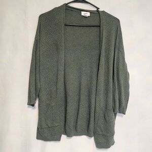 Old Navy Women's Olive Cardigan Medium